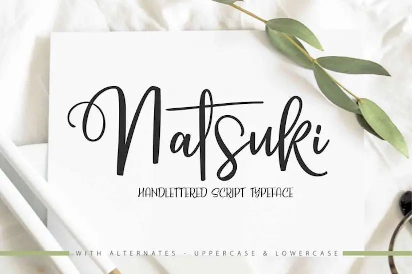 free-natsuki-hand-lettered-script