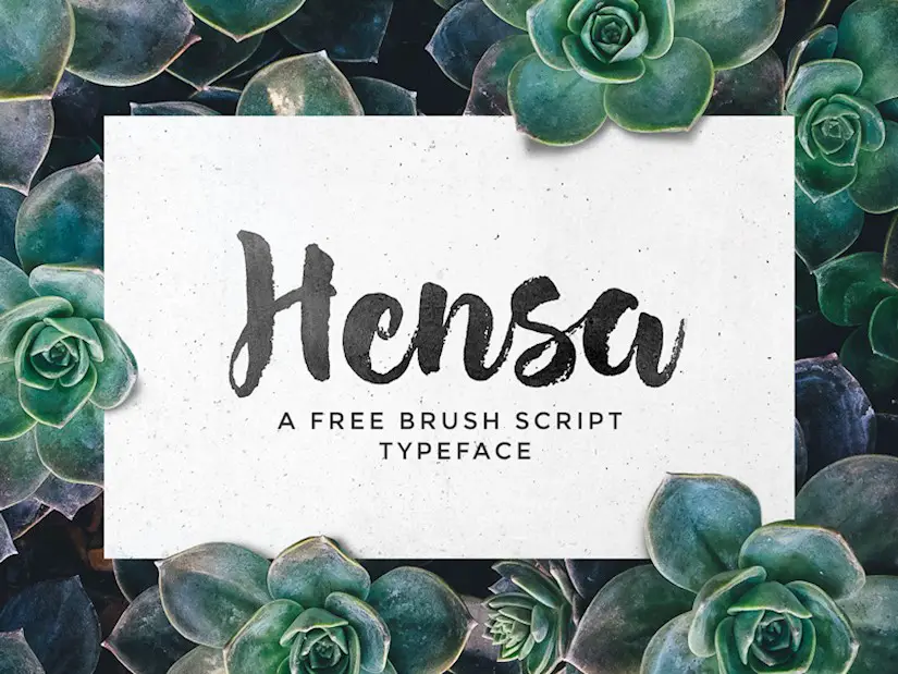 calligraphy-font-hensa