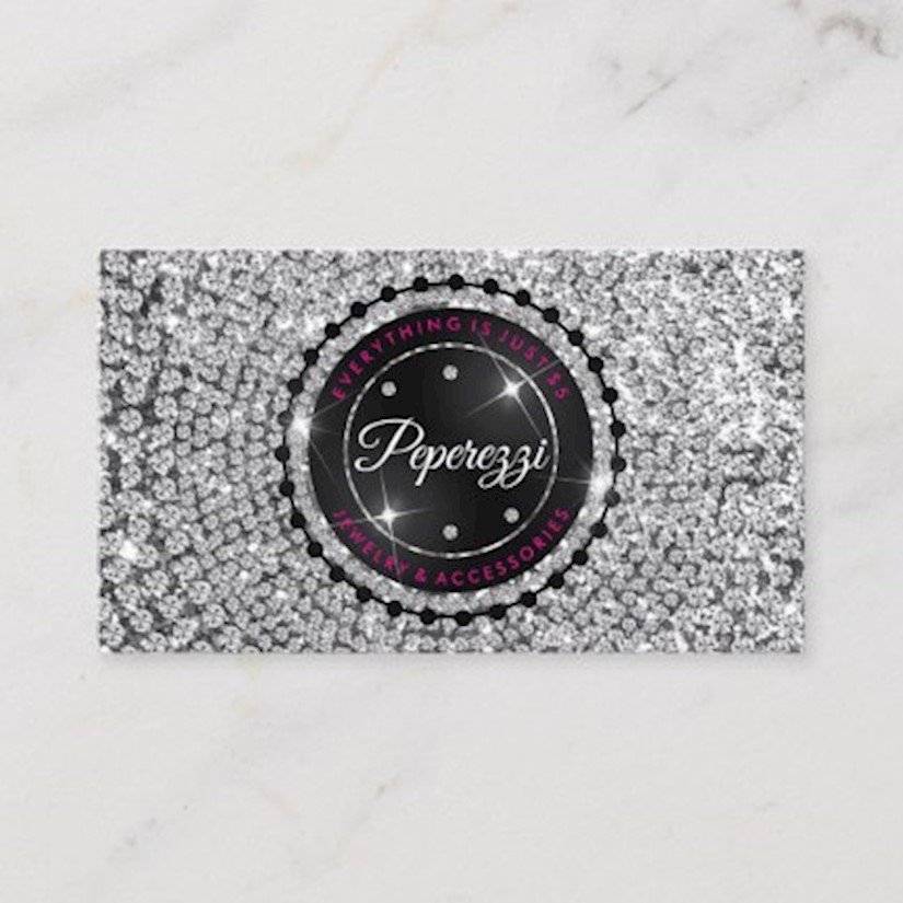 diamond style business card