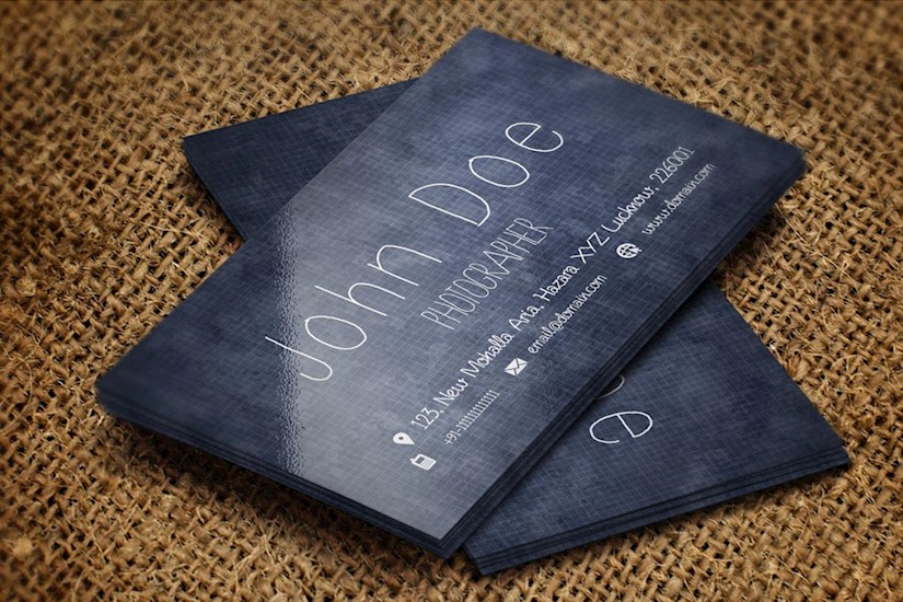 free photographer business card