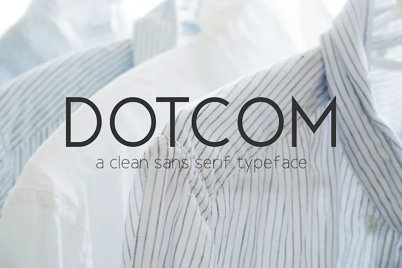 dotcom-font