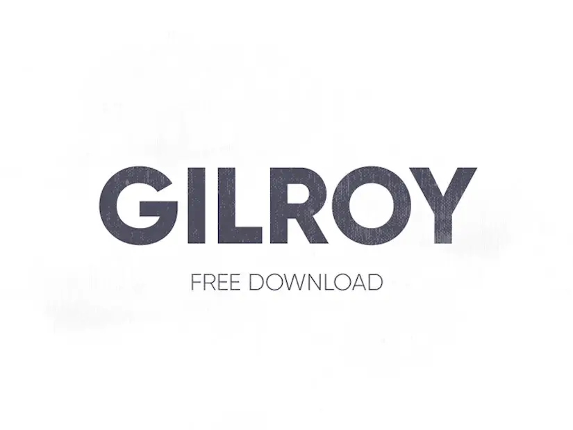 gilroy-font-free-download