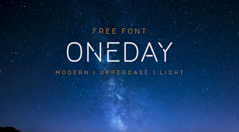 one-day-free-font