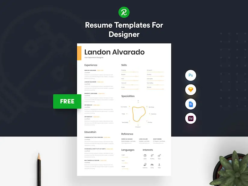 Free Creative Resume Templates Microsoft Word from onedesblog.com