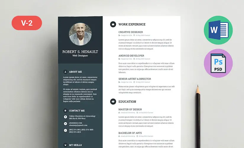 resume_template-psd-professional