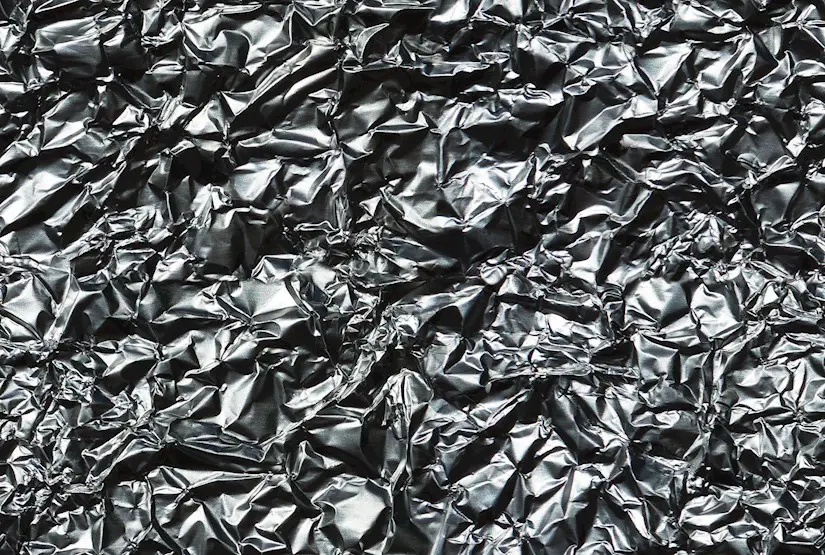 aluminium foil texture
