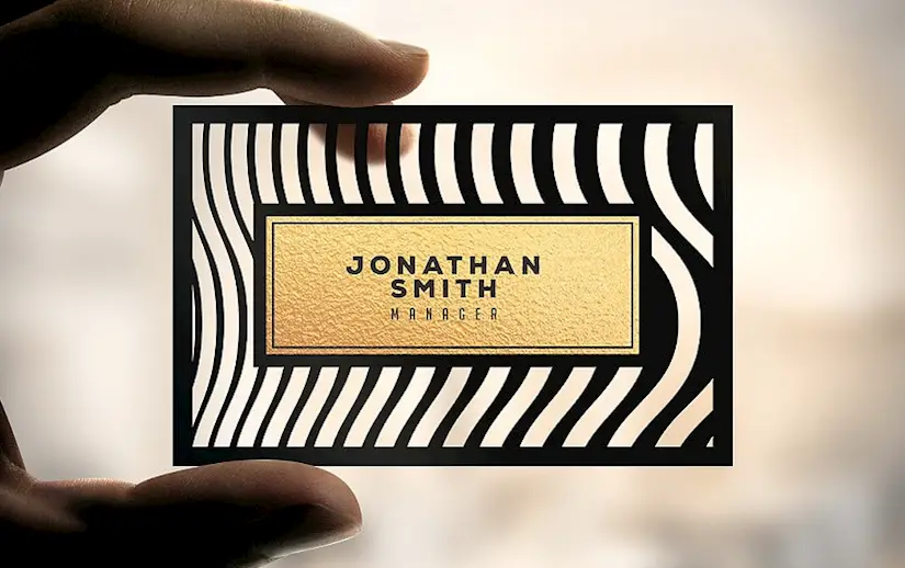 elegant business card