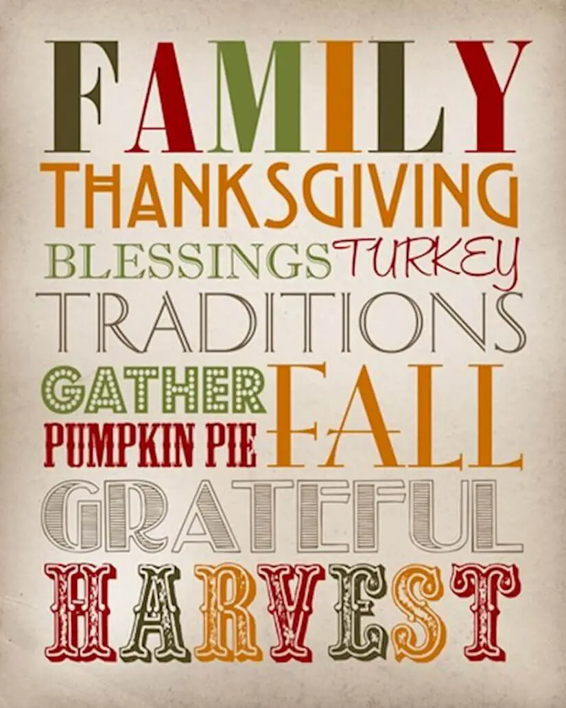 family thanksgiving image