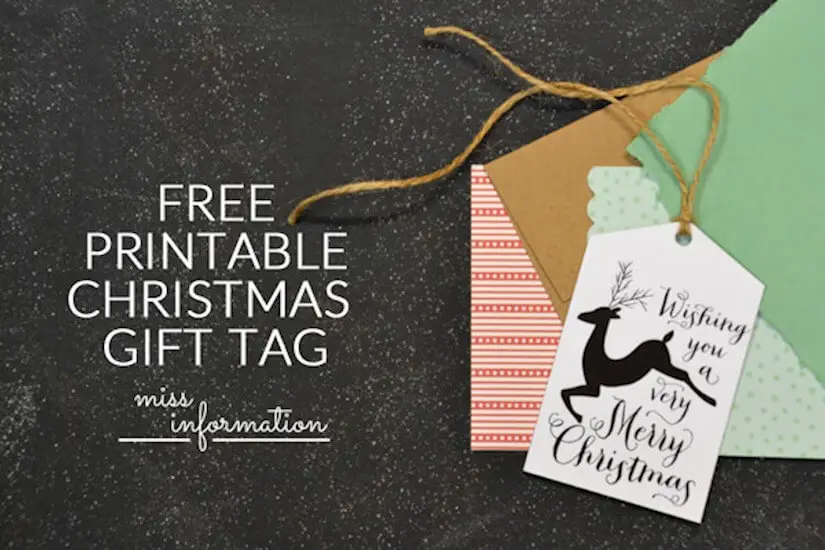 free printable christmas gift tags miss information