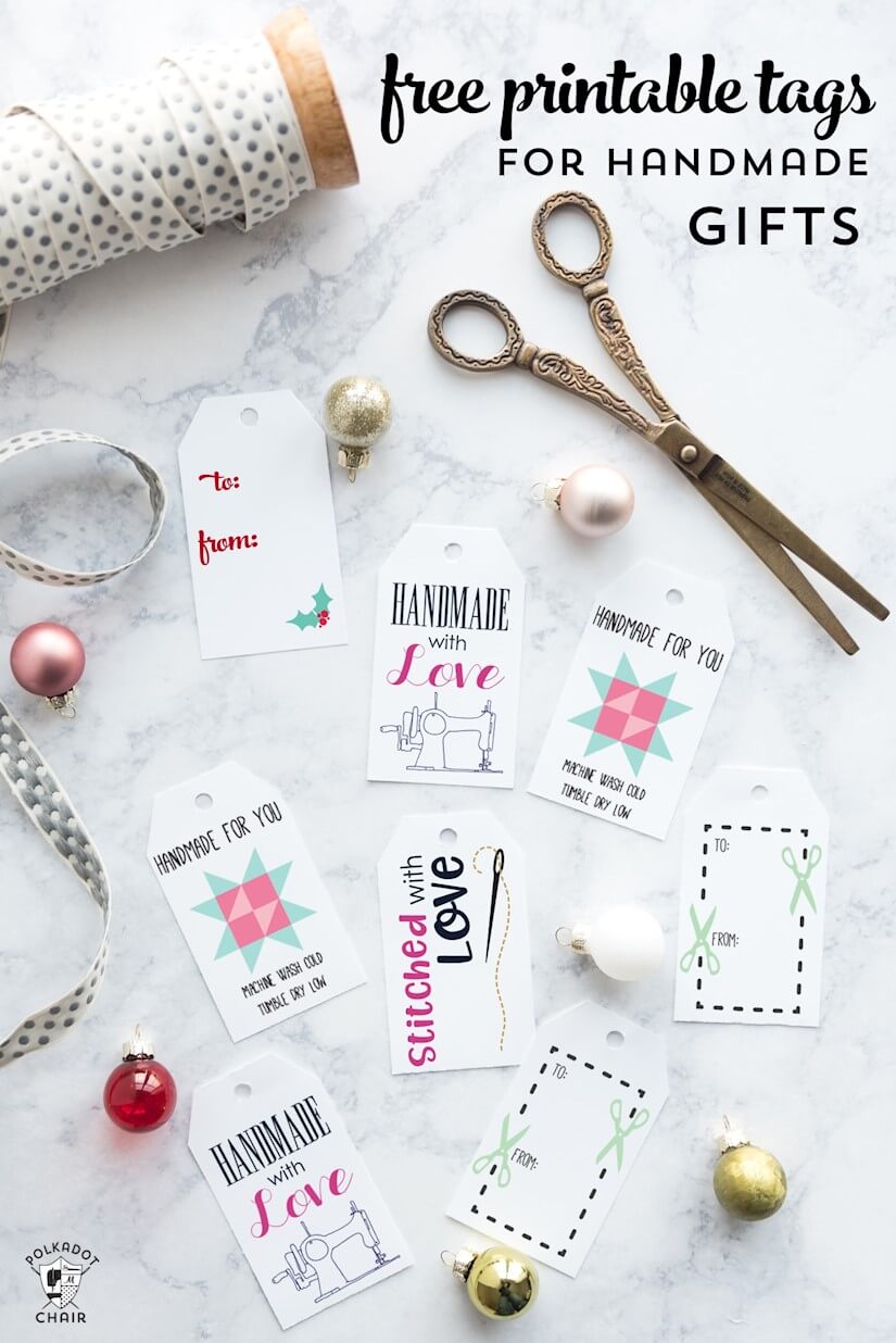 free printable gift tags handmade gifts