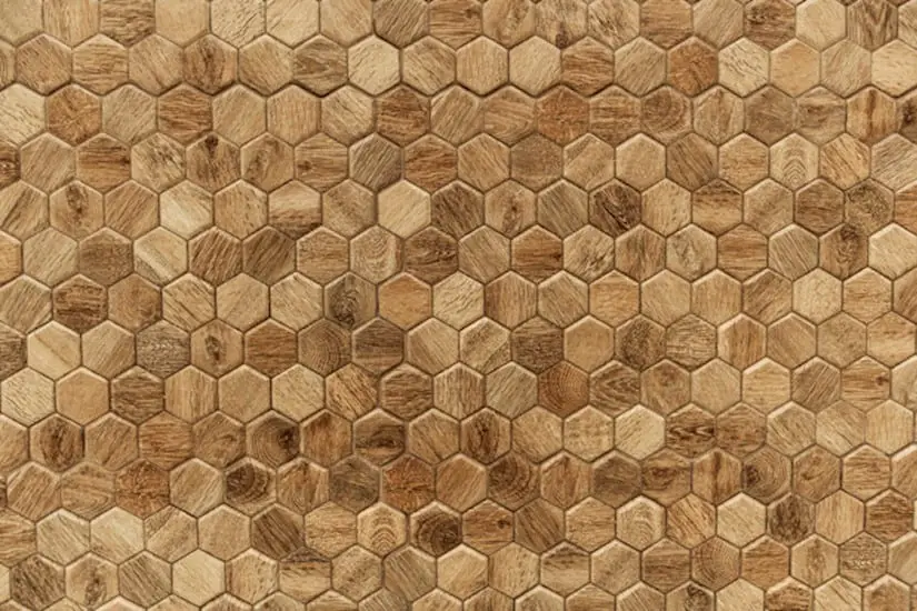 hexagon patterned texture