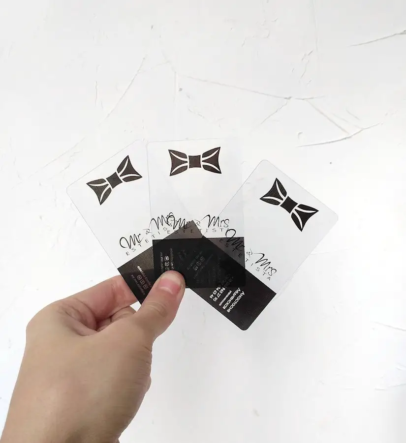 personalized plastic business cards