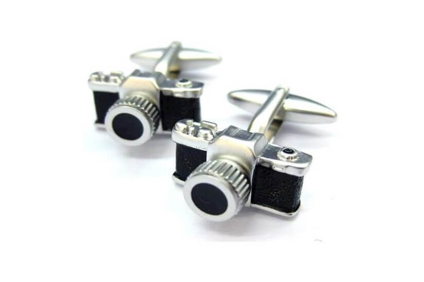 camera cufflinks gift