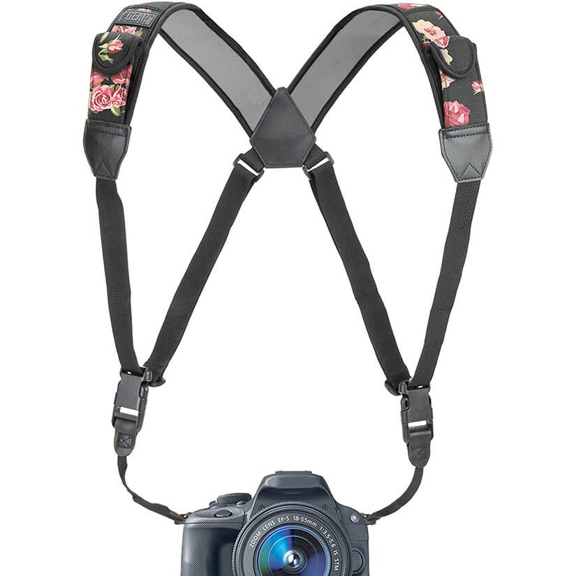 camera strap chest