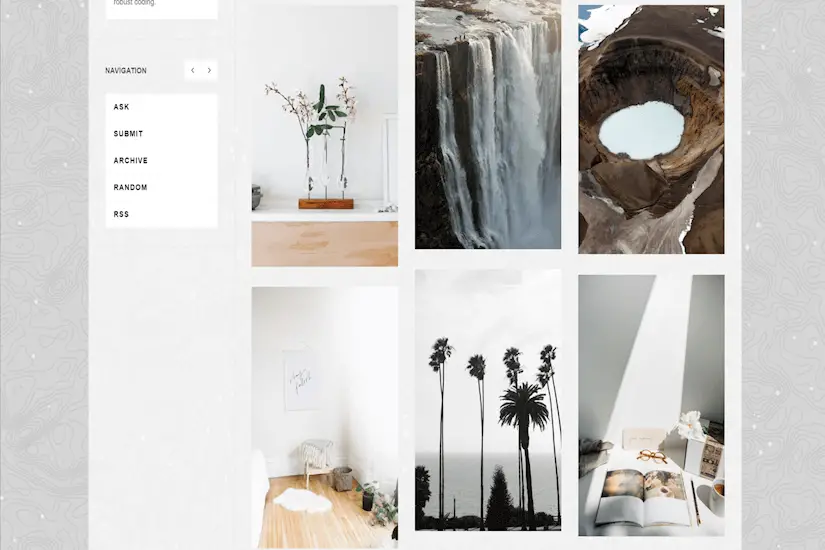 carter inetersting tumblr theme