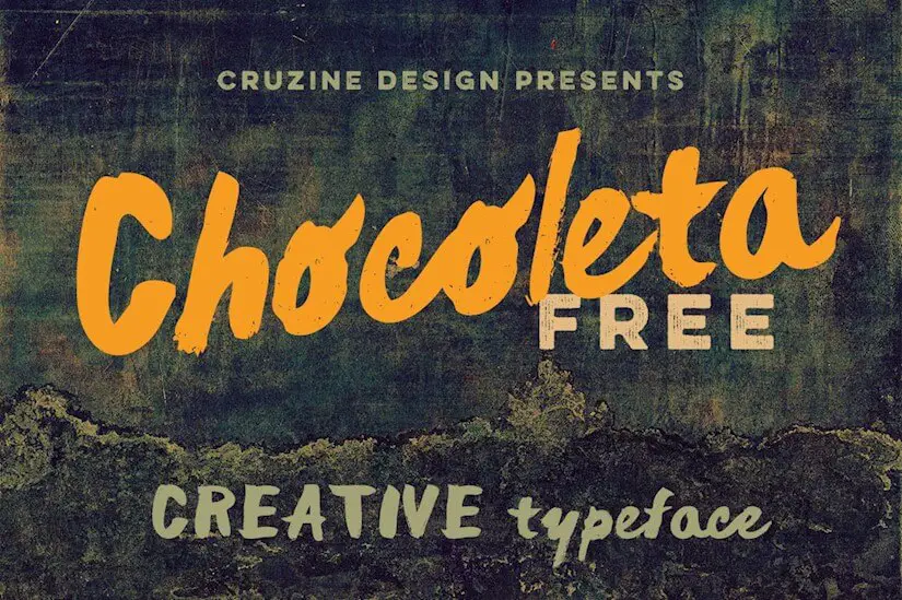 chocoleta free interesting font for you