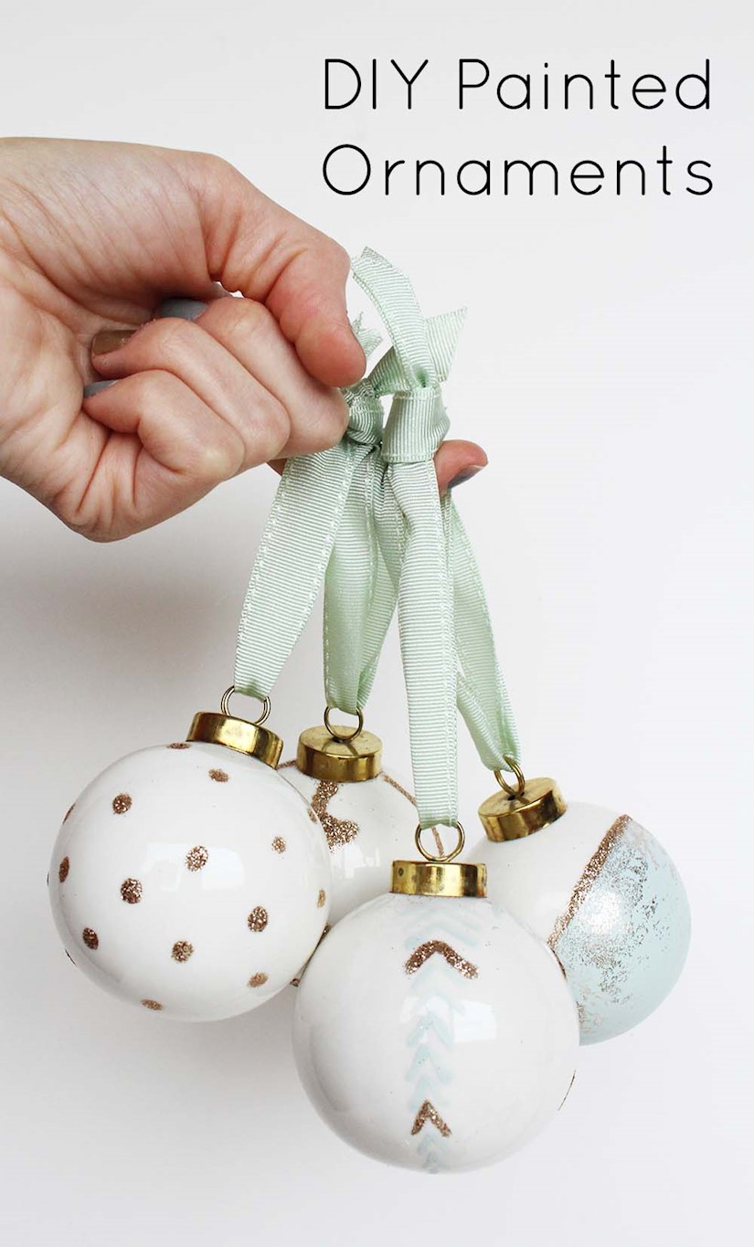 diy painted ornaments