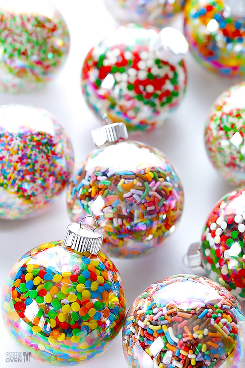 diy sprinkles ornaments