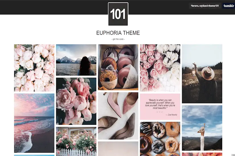 euphoria pink tasty theme