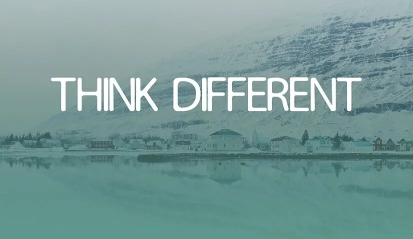 liquid think different font