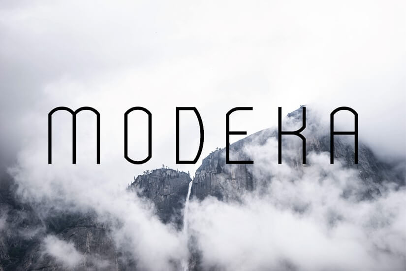 modeka font to domnload