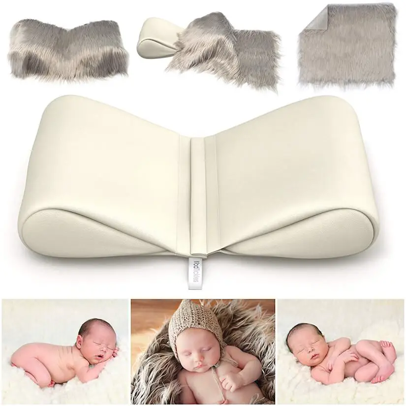 newborn posing pillows