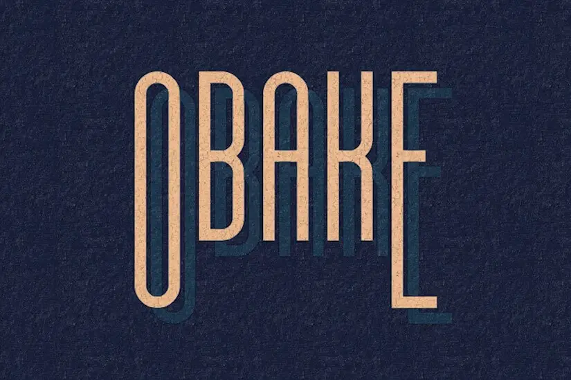 obake free font