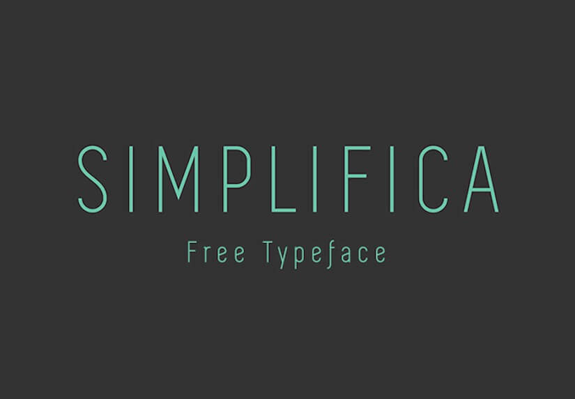 simplifica simple font