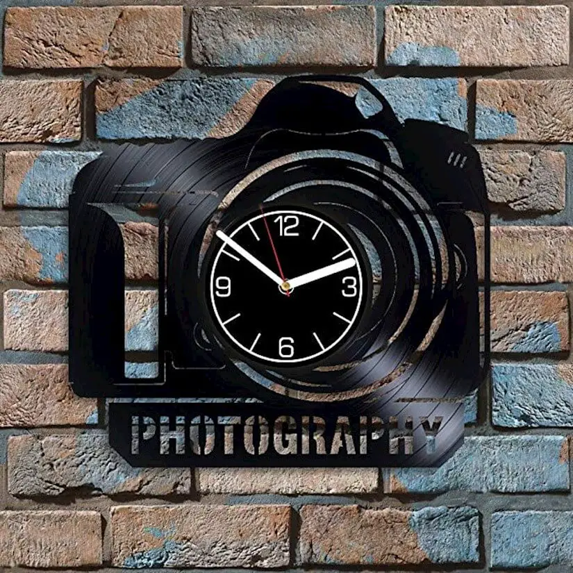 wall decor clock for photographers