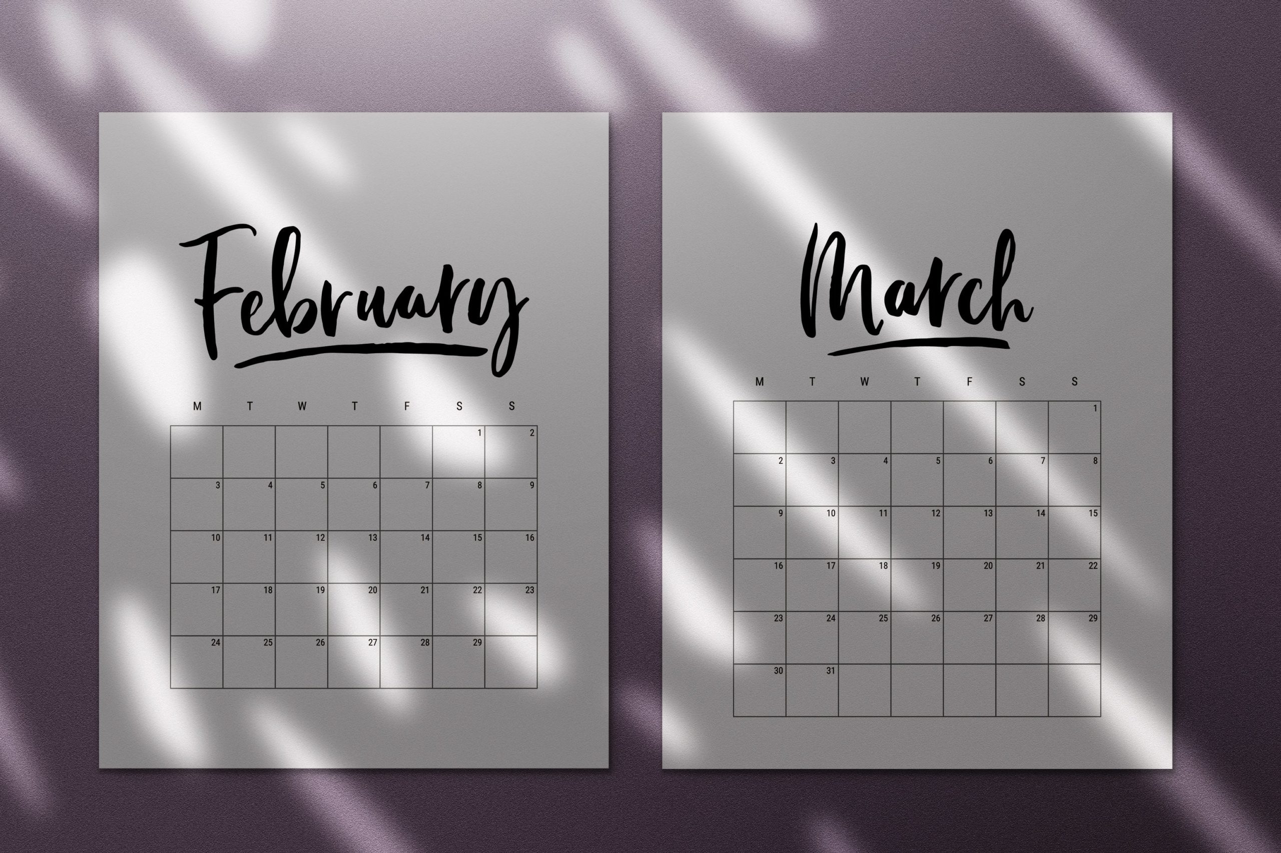 45 Best Printable Calendars 2020 Both Free And Premium