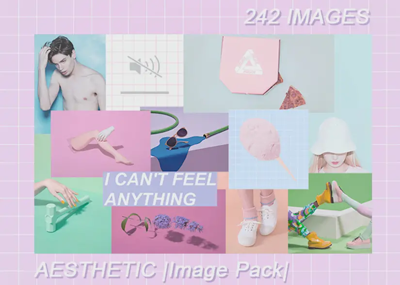 aesthetic png image pack