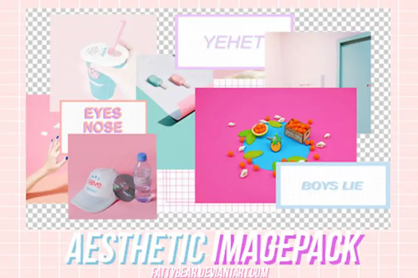 aesthetic png image pack