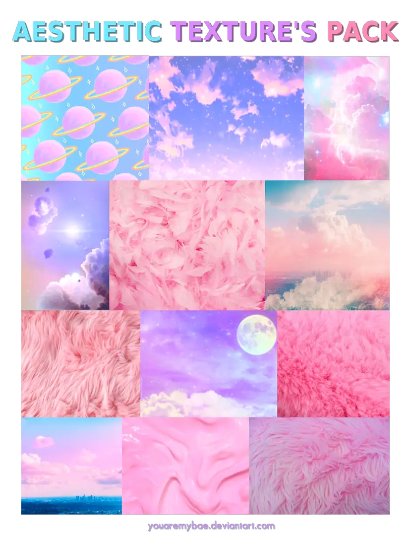 aesthetic texture png pack