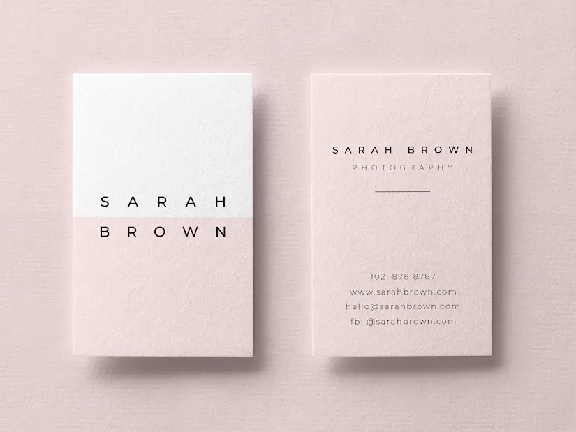 110 Minimalist Business Cards Templates, Ideas, and ...