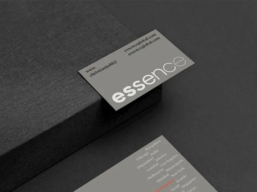 essence business card