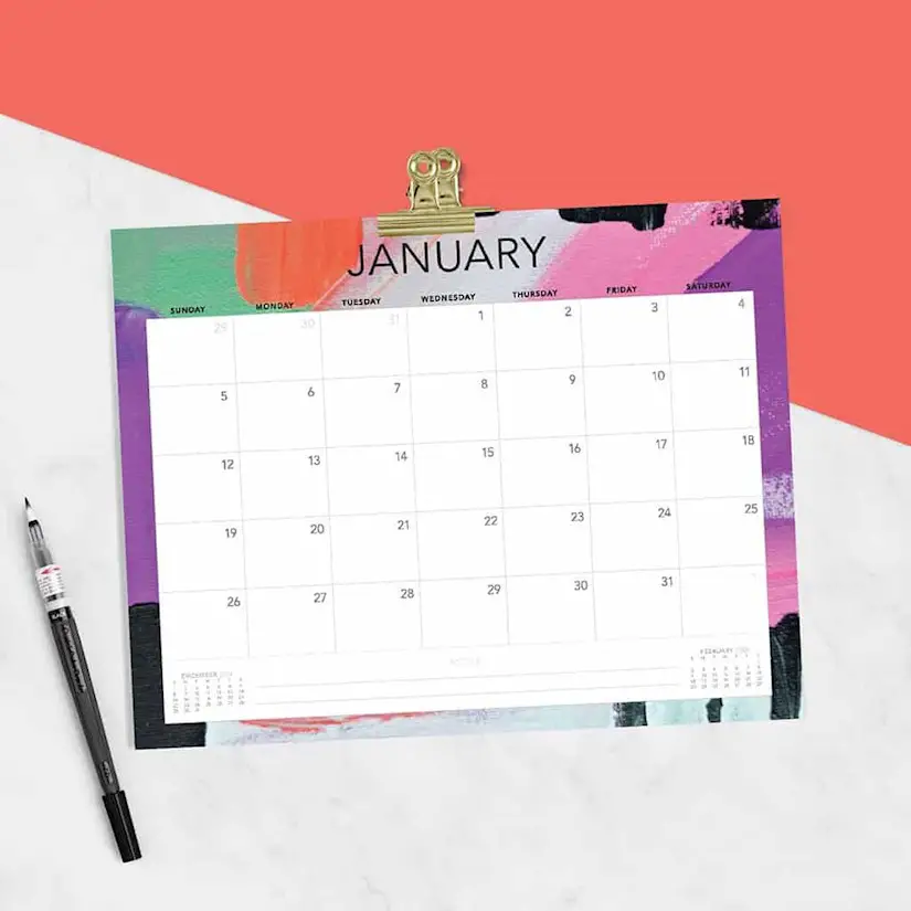 45 Best Printable Calendars 2020 (Both Free and Premium)