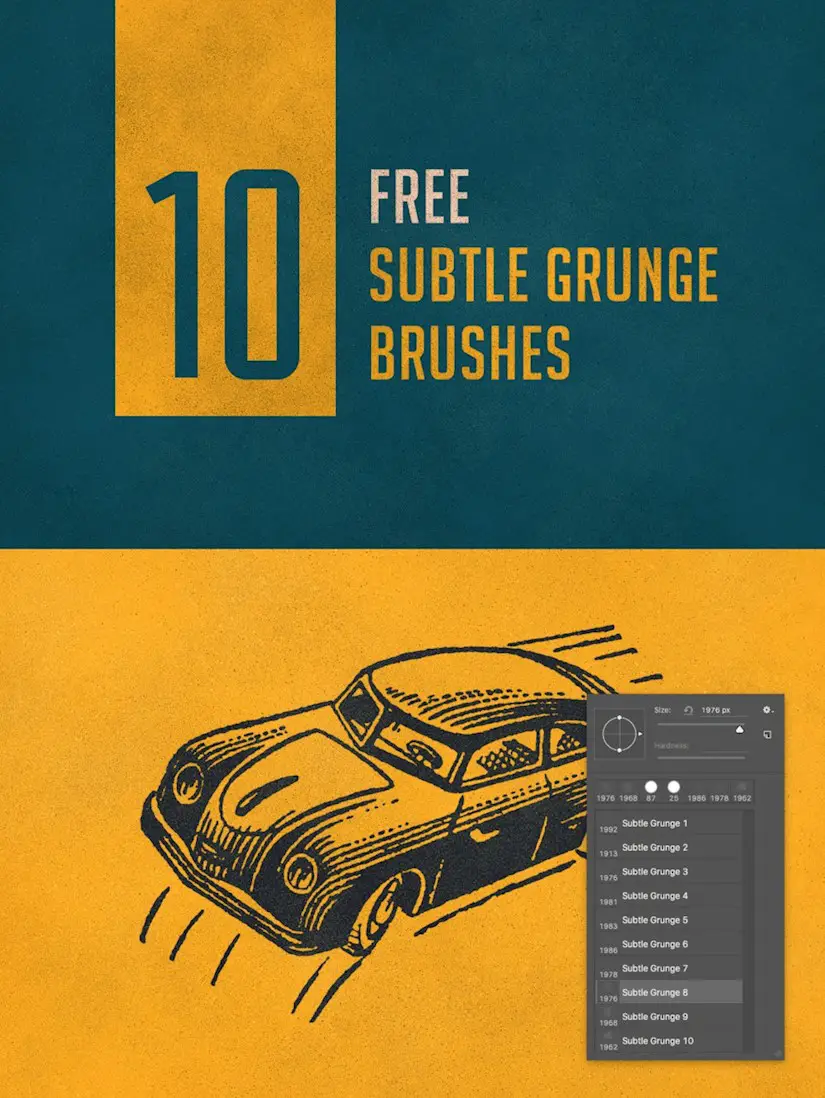 free grunge photoshop brushes