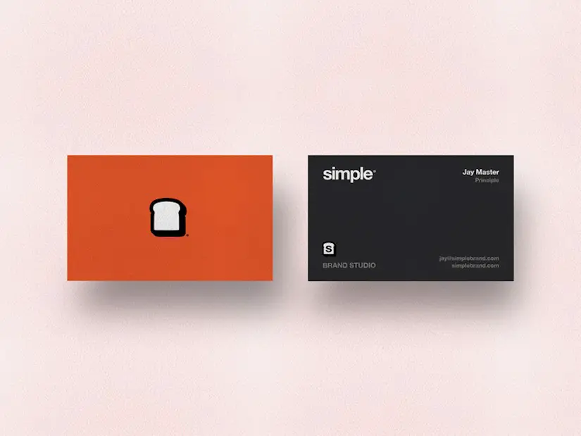 jay simple business cards