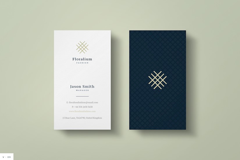 luxury business card