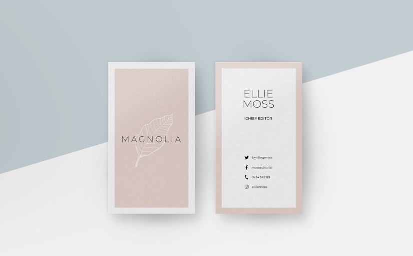 magnolia business card templates