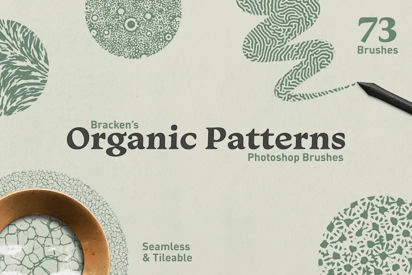 organic patterns photoshop brushes