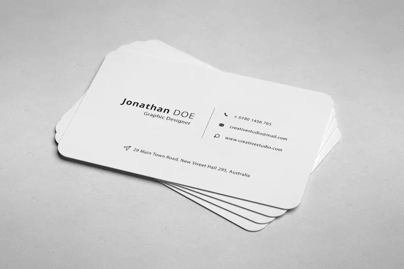 professional business card free