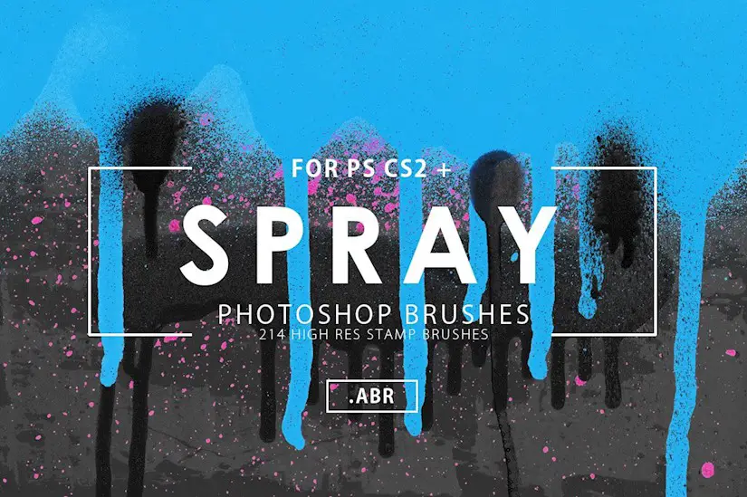 spray photoshop brushes