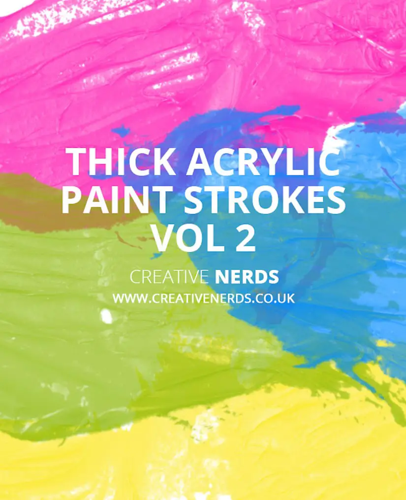 thick acrylic paint strokes free photoshop brush