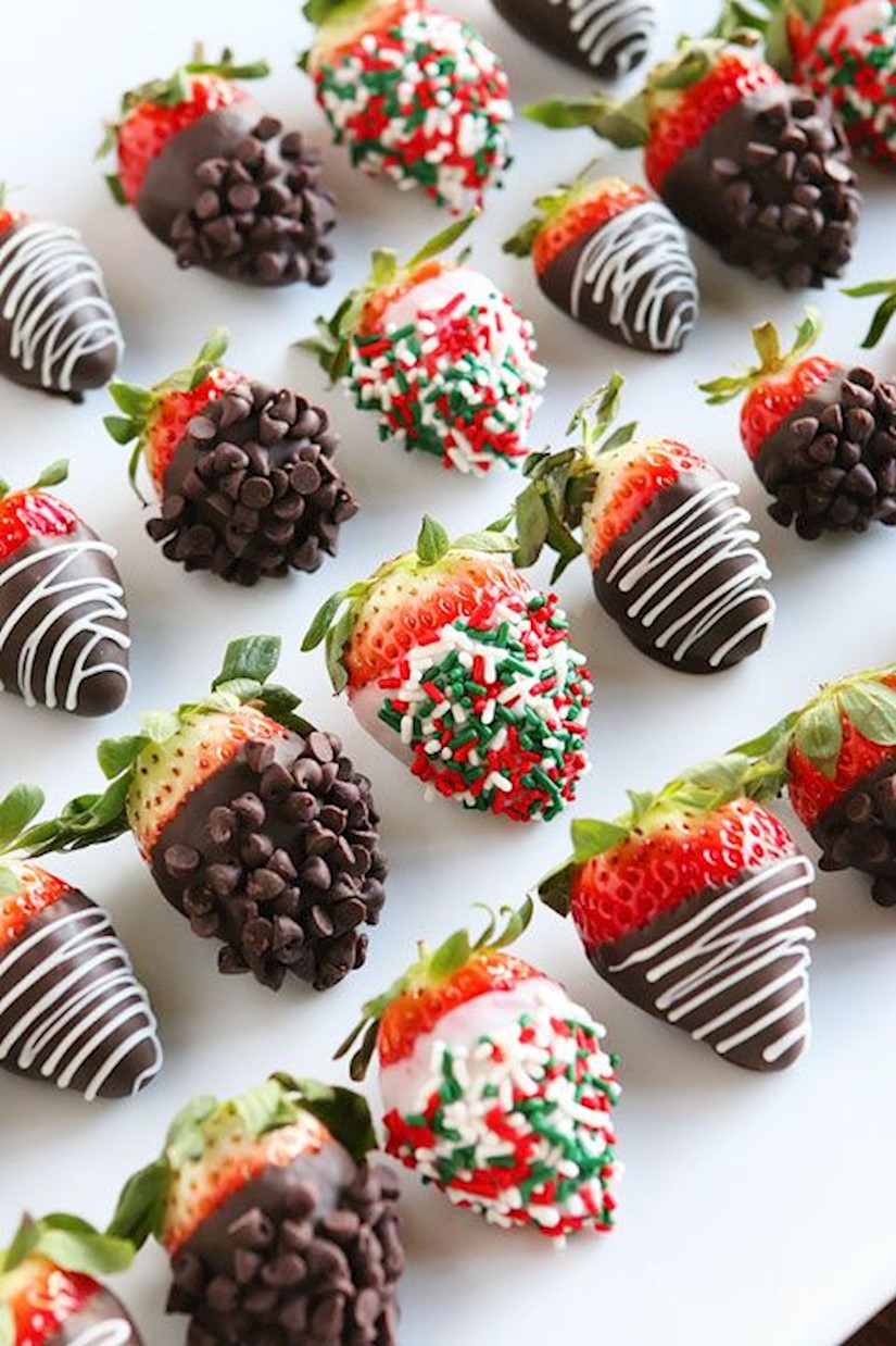 chocolate covered strawberries valentine image