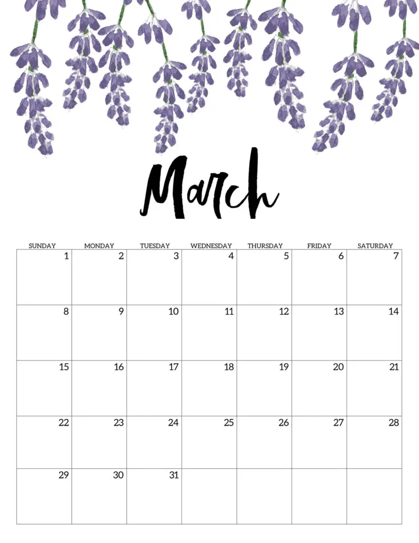 30 March 2020 Calendars You Can Download And Print