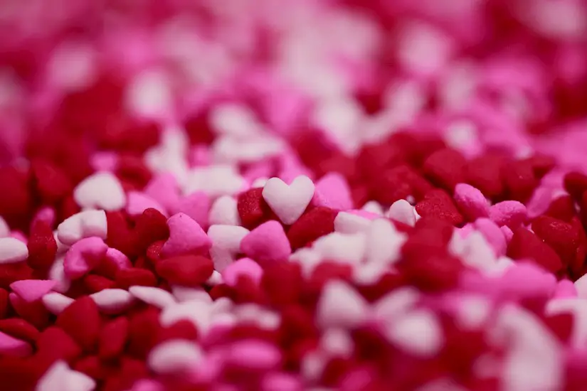 pink hearts background free valentine