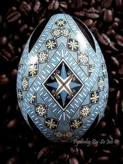 10 Pysanky Ukranian Easter Eggs