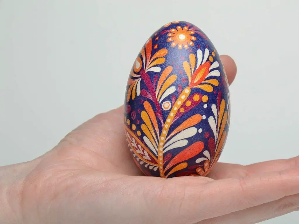6 Pysanky Ukranian Easter Eggs