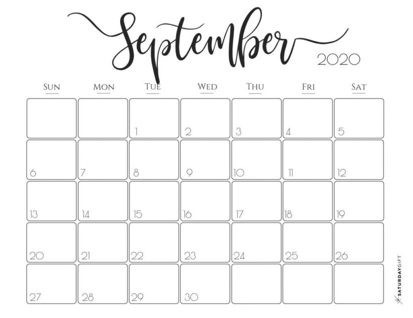 Free Blank Calendar Template from onedesblog.com